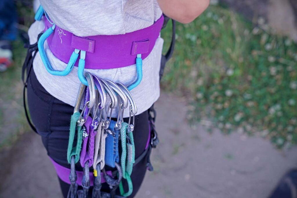 Climbing harness Haul Loop